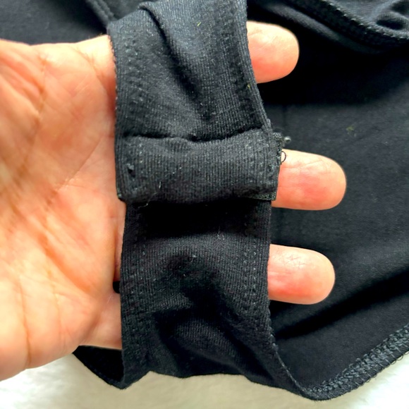 ZALANDO Essentials Black Ruched Sleeveless Faux Wrap Bodysuit--6 - Picture 12 of 15